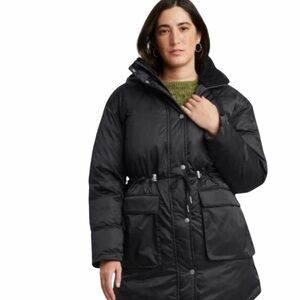 Universal Thread Black Puffer Coat